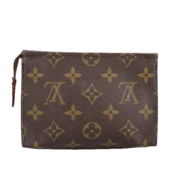 LOUIS VUITTON Monogram Poche Toilette 15 Pouch M47546 LV Auth 98203 - Picture 2 of 16